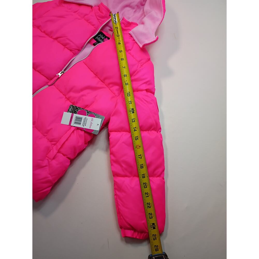 Pink Platinum Girls' Classic Ripstop Puffer Jacket - L - Picture 5 of 7